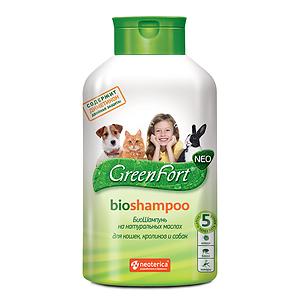 Green Fort NEO BioShampoo for cats, rodents and dogs, 380 ml