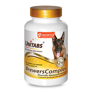 BrewersComplex with Q10 for large dogs, 100 tablets