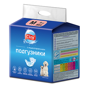 Подгузники для собак и кошек 5-10 кг размер M (9 шт.)