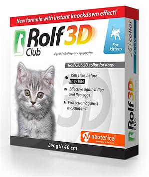 Rolf Club 3D Collar against ticks and fleas for kittens, 40 cm