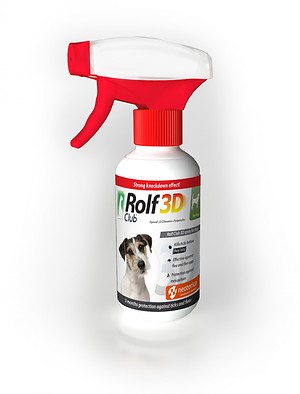 Rolf Club 3D Spray from ticks and fleas for dogs, 200 ml