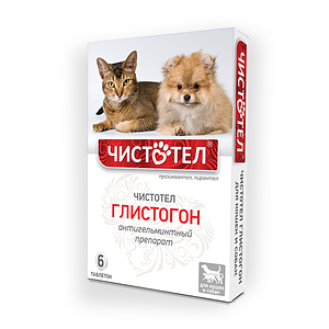 Антигельминтные таблетки для собак и кошек 6 шт.