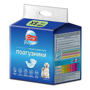 Подгузники для собак и кошек 2-4 кг размер XS (11 шт.)