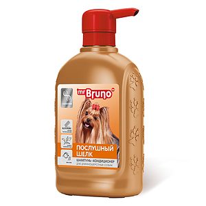 Conditioning Shampoo "Obedient Silk" for long-haired dogs, 350 ml 