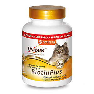 BiotinPlus для кошек, 200 таб.